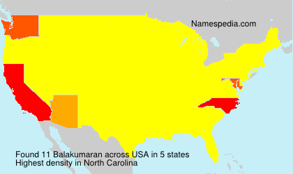 Surname Balakumaran in USA Surname Balakumaran in USA