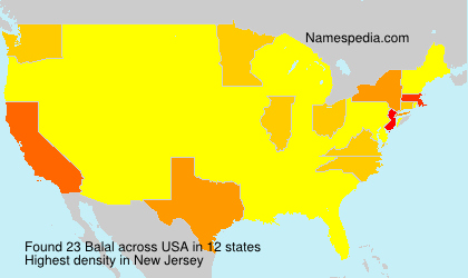 Surname Balal in USA Surname Balal in USA