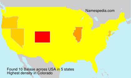 Surname Balase in USA Surname Balase in USA
