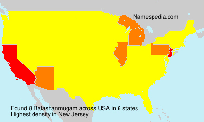 Surname Balashanmugam in USA Surname Balashanmugam in USA