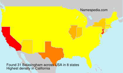 Surname Balasingham in USA Surname Balasingham in USA