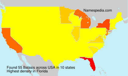 Surname Balasis in USA Surname Balasis in USA