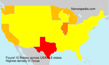 Surname Balasu in USA Surname Balasu in USA