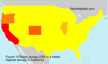 Surname Balaty in USA Surname Balaty in USA