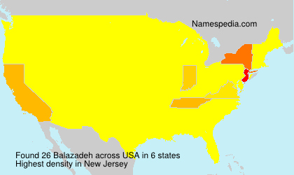 Surname Balazadeh in USA Surname Balazadeh in USA