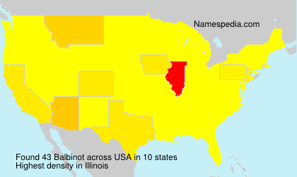 Surname Balbinot in USA Surname Balbinot in USA