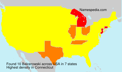Surname Balcerowski in USA Surname Balcerowski in USA