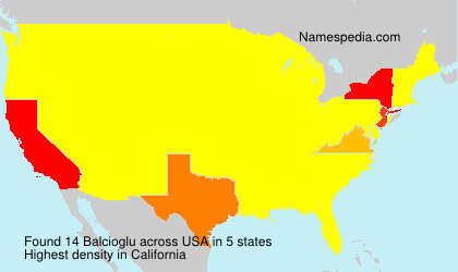 Surname Balcioglu in USA