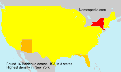 Surname Baldenko in USA Surname Baldenko in USA