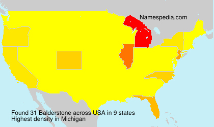 Surname Balderstone in USA
