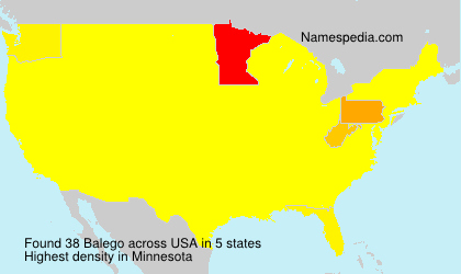 Surname Balego in USA Surname Balego in USA