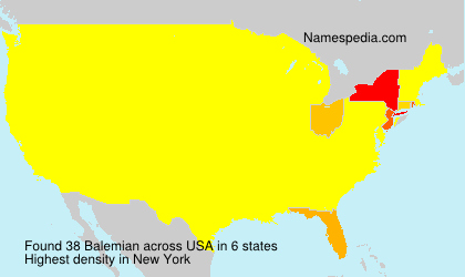 Surname Balemian in USA Surname Balemian in USA