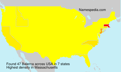 Surname Balerna in USA Surname Balerna in USA