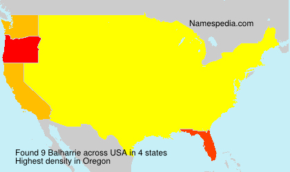 Surname Balharrie in USA Surname Balharrie in USA