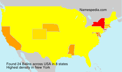 Surname Balins in USA Surname Balins in USA