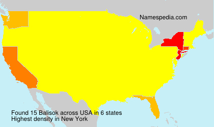 Surname Balisok in USA Surname Balisok in USA