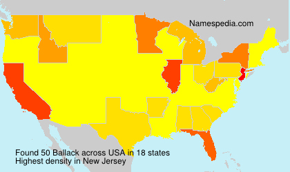 Surname Ballack in USA Surname Ballack in USA