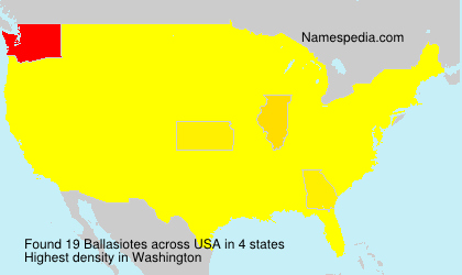 Surname Ballasiotes in USA Surname Ballasiotes in USA