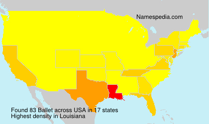Surname Ballet in USA Surname Ballet in USA