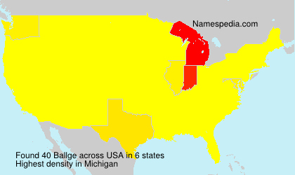 Surname Ballge in USA Surname Ballge in USA