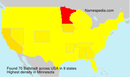 Surname Ballstadt in USA Surname Ballstadt in USA