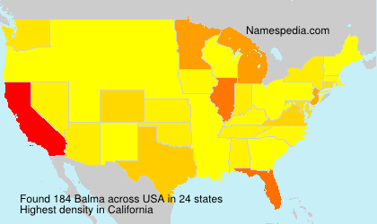 Surname Balma in USA Surname Balma in USA