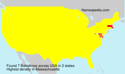 Surname Balodimos in USA Surname Balodimos in USA
