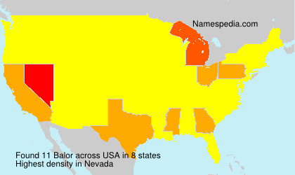 Surname Balor in USA Surname Balor in USA