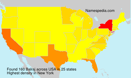 Surname Balraj in USA Surname Balraj in USA