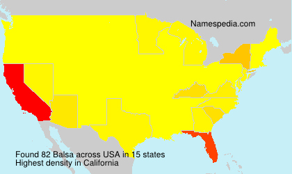 Surname Balsa in USA Surname Balsa in USA