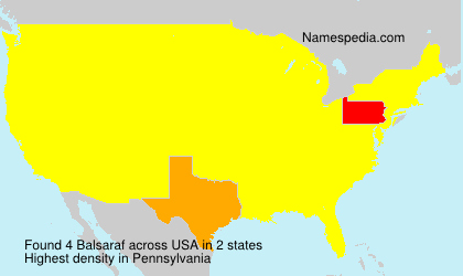 Surname Balsaraf in USA Surname Balsaraf in USA