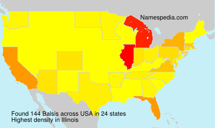 Surname Balsis in USA Surname Balsis in USA