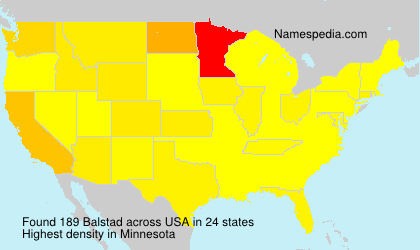 Surname Balstad in USA Surname Balstad in USA
