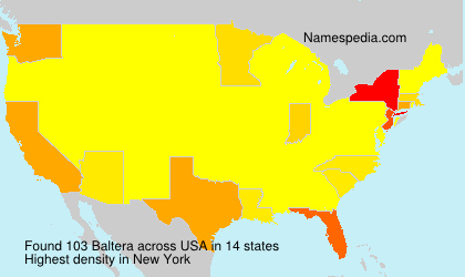 Surname Baltera in USA Surname Baltera in USA