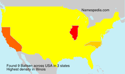 Surname Baltsen in USA Surname Baltsen in USA