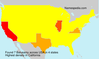 Surname Balusamy in USA Surname Balusamy in USA