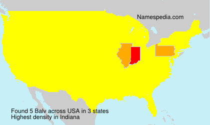 Surname Balv in USA Surname Balv in USA