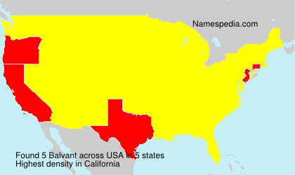 Surname Balvant in USA Surname Balvant in USA