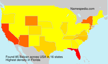 Surname Balzan in USA Surname Balzan in USA