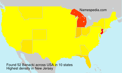 Surname Banacki in USA Surname Banacki in USA
