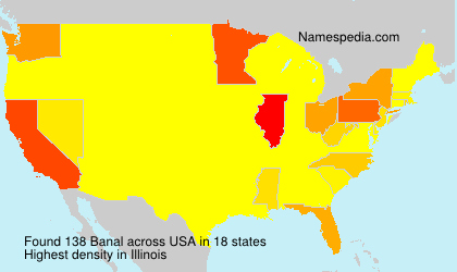 Surname Banal in USA Surname Banal in USA