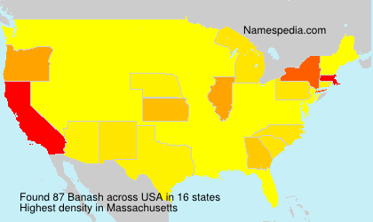 Surname Banash in USA Surname Banash in USA