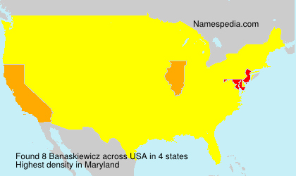 Surname Banaskiewicz in USA Surname Banaskiewicz in USA
