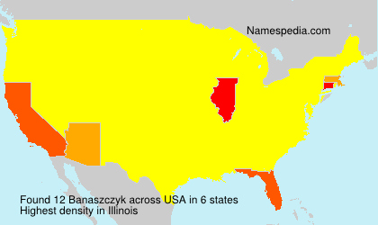 Surname Banaszczyk in USA Surname Banaszczyk in USA
