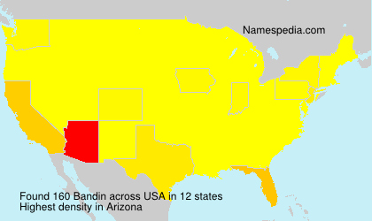 Surname Bandin in USA Surname Bandin in USA