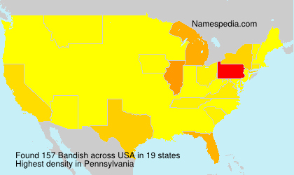 Surname Bandish in USA Surname Bandish in USA