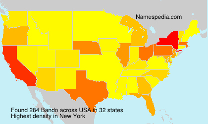 Surname Bando in USA Surname Bando in USA