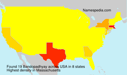 Surname Bandopadhyay in USA Surname Bandopadhyay in USA