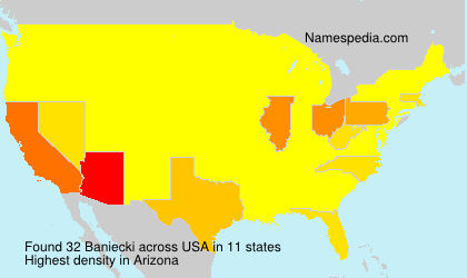 Surname Baniecki in USA Surname Baniecki in USA