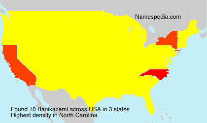 Surname Banikazemi in USA Surname Banikazemi in USA